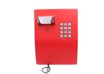 Full Keypad Courtesy Prison Telephone , Waterproof Outdoor Wall Mounted