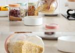 Food Grade Clear Empty Glass Jars With Lid For Food Storage 720ml