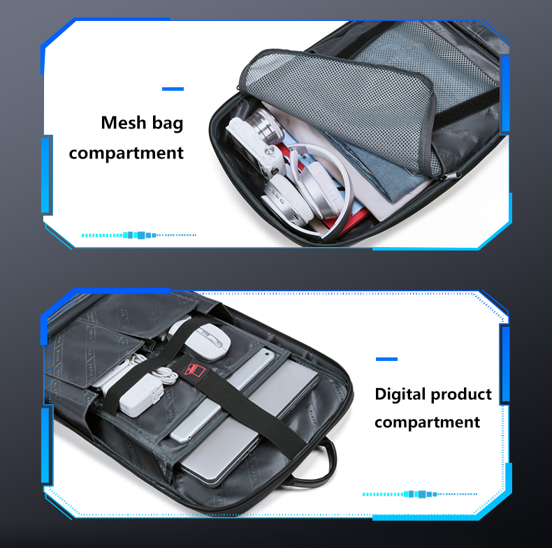 Lightweight Waterproof Business Backpack 32*15*48cm Softback Type