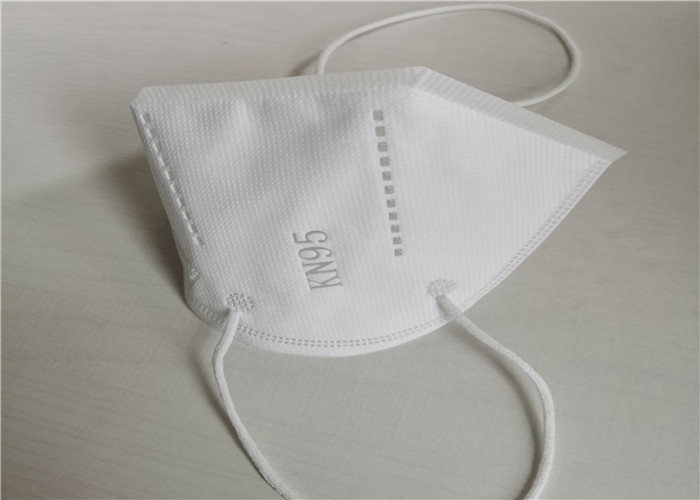 White Kn95 Disposable Face Mask 3d Design Ce Certified Packaging In English Ffp2