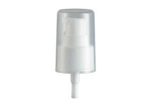 China 24 410 Plastic Cream Pump Dispenser Full Cover For Cosmetic Packaging factory