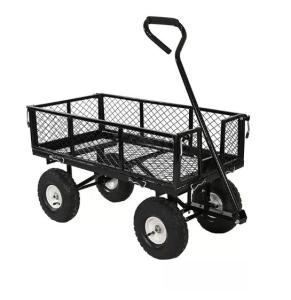China 15-20 Days Delivery Time Easy Removal Advantage Heavy Duty Steel Utility Mesh Garden Cart factory