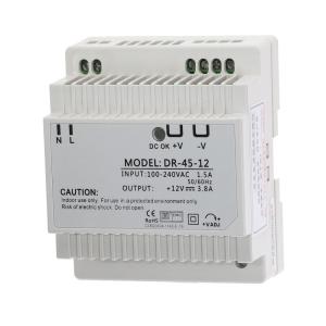 China DR-45-12 45W 12V 3.5A DC Output Din Rail Switching Mode Power Supply factory