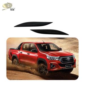 China Matt Black Exterior Body Kits Hood Garnish Cover For Toyota Hilux Revo 2015 2016 factory