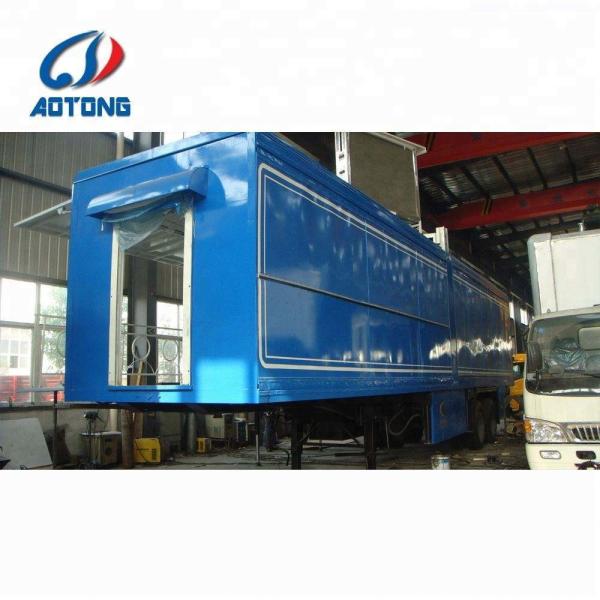 Dual Line Braking System and FUWA Axle 2 Axle or 3 Axles Cargo Trailer/Box Semi