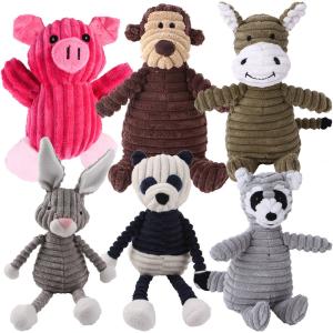 China Dogs Corduroy Soundmaking Squeak Pet Toy for Tooth Grinding Training Supplies Plush factory