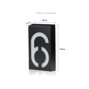 House Numbers led Plaques solar light address light Address Signs for Home shop