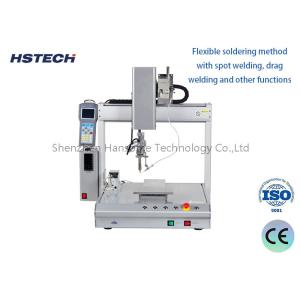 High Precision Soldering Machine with Automatic Cleaning and Iron Head Alignment