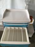 ABS Medical Trolley On Wheels Medicine Dispensing Crash Cart Hospital