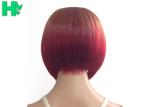 Normal Lace Red Synthetic Hair Wigs 22 Inch Kanekalon Hair Weave