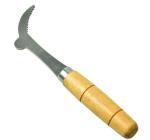 Special Hive Tool Curved Short Stainless Steel uncapping knife With Wooden