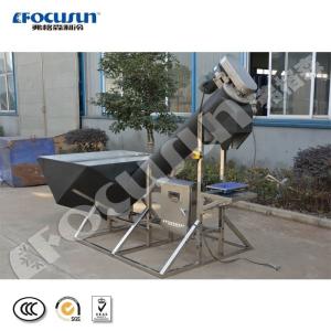 Edible Cube Ice Packaging Simplified with Semi Automatic Packer by Focusun in