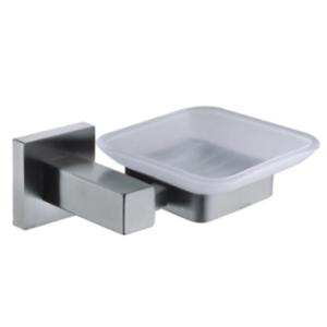China bathroom design stainless steel Satin wall mounted soap dish holder factory