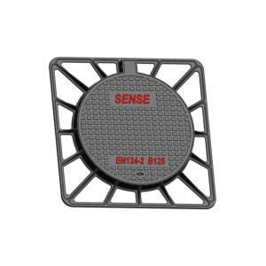 China Manhole Cover Round With Hinge factory