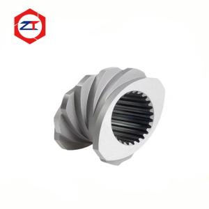 China Bimetallic Twin Screw Extruder Building Block Parts Screw Element Animal Feed Extruder factory