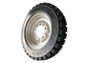 China GNSTO Solid Rubber Tricycle Tires 450-15 Honeycomb Shape Structure factory