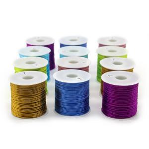 China 80m Chinese Knot Macrame String 1mm Diameter Polyester Cord Thread for DIY Jewelry Making factory