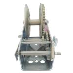 SGS Approval Heavy Duty Hand Winch With Brake Galvanized Carbon Steel Material
