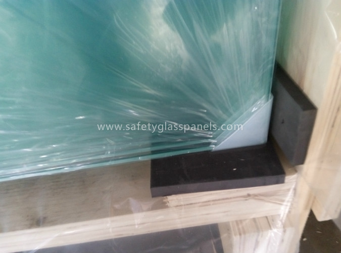 Shower Door Window 6mm / 3mm Tempered Safety Glass Panels , stair balustrade glass