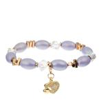 Hippie Surfer Festival Handmade Jewelry Set Boho Braided Romantic Purple Color