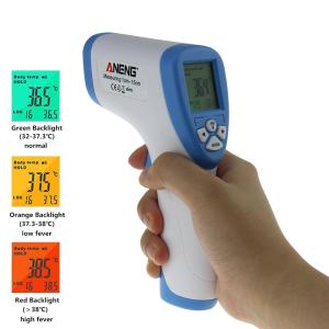China Fever Alarm Handheld Temperature Gun , Portable Non Contact Thermometer factory