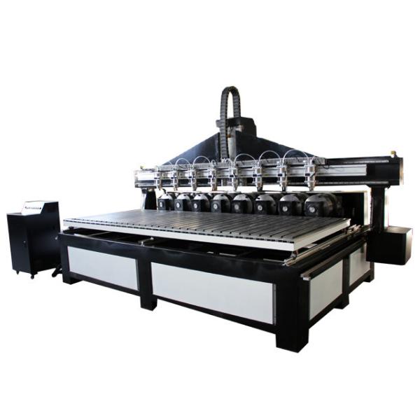 China 8 head 8 rotary axis woodworking cnc router machine for non-metal factory