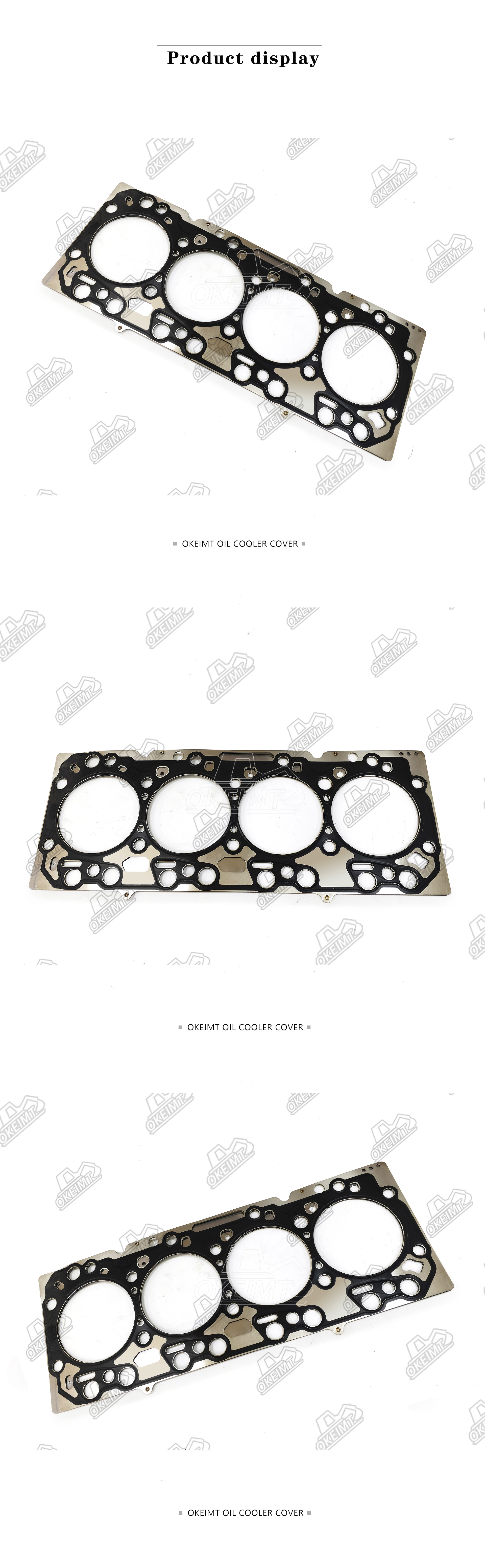 Full Cylinder Head Overhauling Gasket Set 6754-91-9100 For Komatsu 4D107