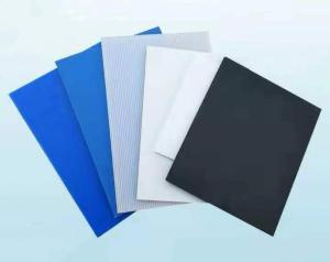 China Black White PP Corruagted Board UV Resistant 2mm 3mm Hollow Core Plastic Sheets factory