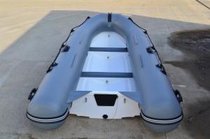 China Dimensional Stability Folding Rigid Inflatable Boat 3M Hypalon With Seats factory