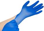 General Medical Nitrile Examination Gloves Non Sterile Type Customized Logo