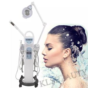 China 9 In 1 Skin Dermabrasion Machine Hot Facial Steamer Scrubber Micro Current factory