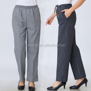 China Top Quality Custom Design Workwear Chefs Clothing Chef Pants for women factory