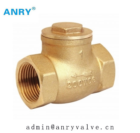 4" 200 WOG Brass Flanged Check Valve Temperature Resistance