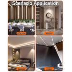 LED Embedded Aluminum Alloy Light Trough U-Shaped Aluminum Profile Living Room