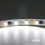 Ws2811 IC 5050 Warm White LED Strip , Flowing Single Colour LED Light OEM