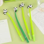 10Pcs Soft Panda Pen Cute Gel Pens Kawaii Cartoon Animal Panda Pens 0.5mm Black