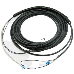 China 5M DLC-DLC Multimode Outdoor FTTA RRU BBU Base Station Armoured Fiber Optic Patch Cord factory