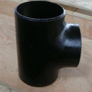 China Painting carbon steel tee suitable for ASME/ANSI B16.9 applications and more factory