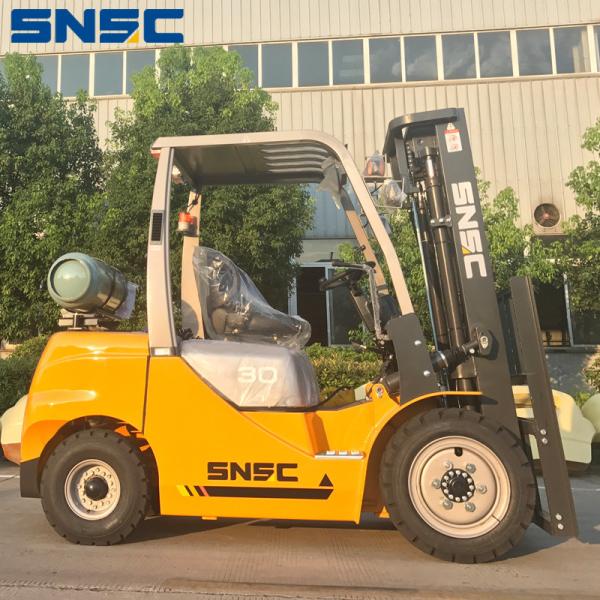 China 3m To 7m Reach SNSC LPG Gas Forklift 3 Ton LPG Counterbalance Forklift factory