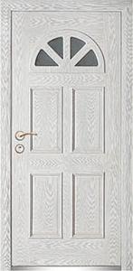 China steel wood security armored door factory