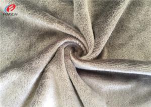 China 100 % Polyester Minky Cuddle Super Plush Fabric , Plain Minky Fleece Fabric factory