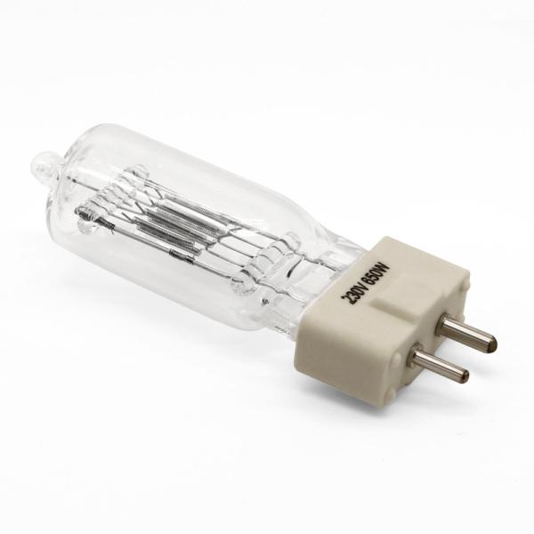 230V 650W GX9.5 Halogen Display Optic Lamp Stage Theatrical 3400K 300H 20000