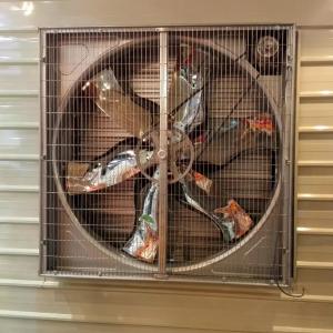 China 62*62*40cm Wall Fan For Dairy Farm 960r/Min Drop Hammer System factory