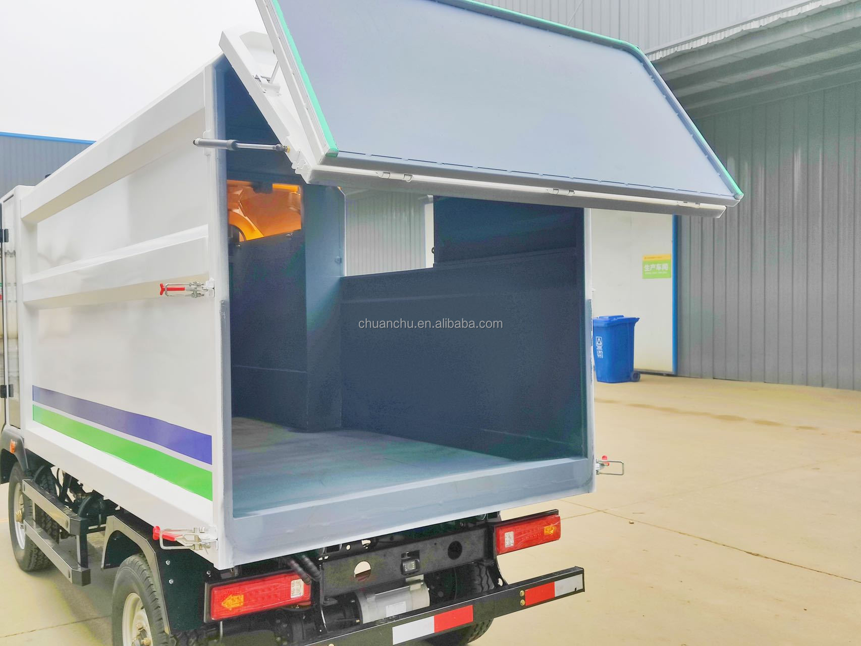 Compression EV Garbage Truck Euro2 CE EEC 4X2 Hydraulic Waste Collection Vehicles