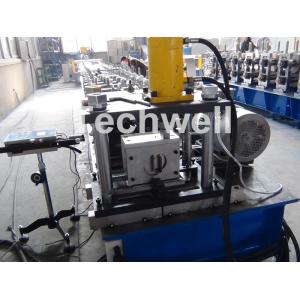 Solar Strut Channel Cold Roll Forming Machine With Servo Feeding Device & Press