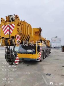 China 2006 500 Tons Liebherr Truck Crane Main Boom 84m Tower Jib 63m Heavy Duty Boom Truck factory