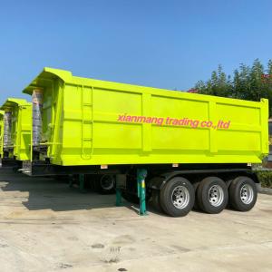 China 24m3 3-Axis Dump Semi-Trailer U-Shaped Bucket Standard (Size 9400mm×2400mm×3300mm) factory