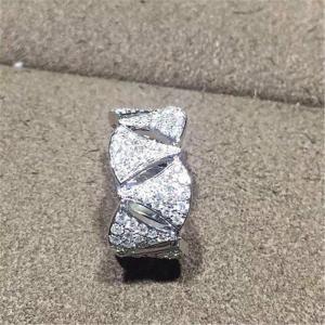 China Bi divas' dream series ring 18k white gold yellow gold rose gold diamond ring Jewelry factory in Shenzhen, China factory