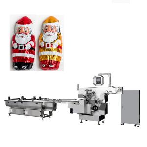 China Speed Film Chocolate Packaging Machine with PLC Control Packing Speed 200-300pics/min factory