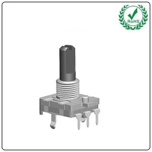 16mm EC16 rotary encoder with Insulated shaft encoder EC162102ZXB-HA1